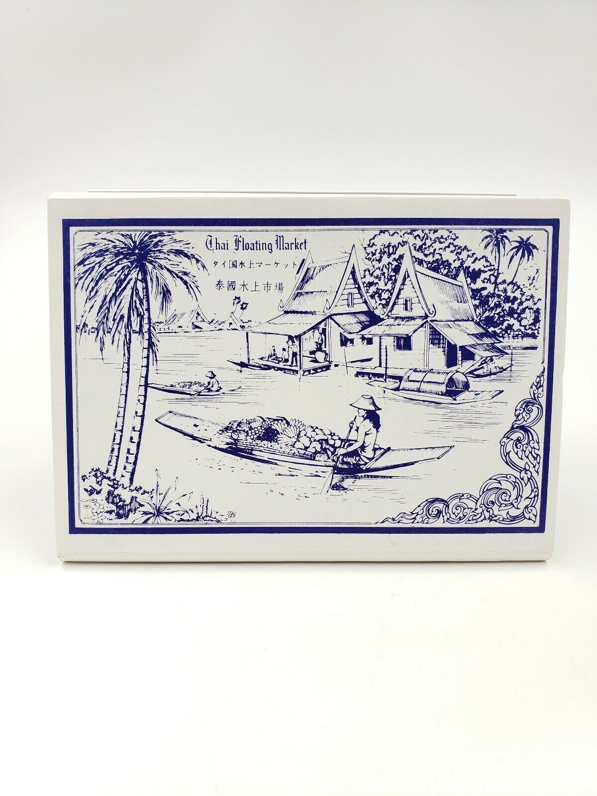 11 Postcard (s) Post Card Thai Floating Market Klong Canal Bangkok