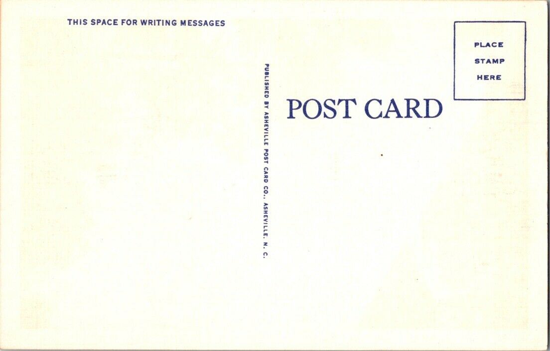Postcard Post High Bridge Across Little Tennessee River Highway 19 Unposted