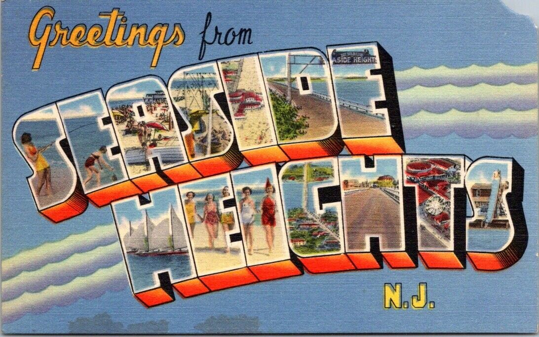 Postcard Divided Back Unposted C Seaside Height New Jersey NJ