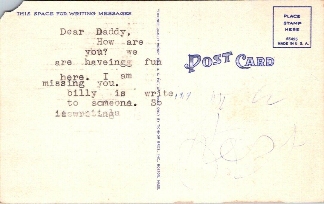 Postcard Divided Back Unposted C Seaside Height New Jersey NJ