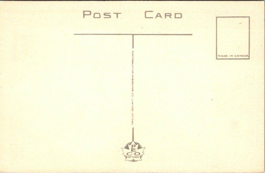 Postcard Divided Back Unposted Aubrey Falls Mississaugi River Thessalon Ontario