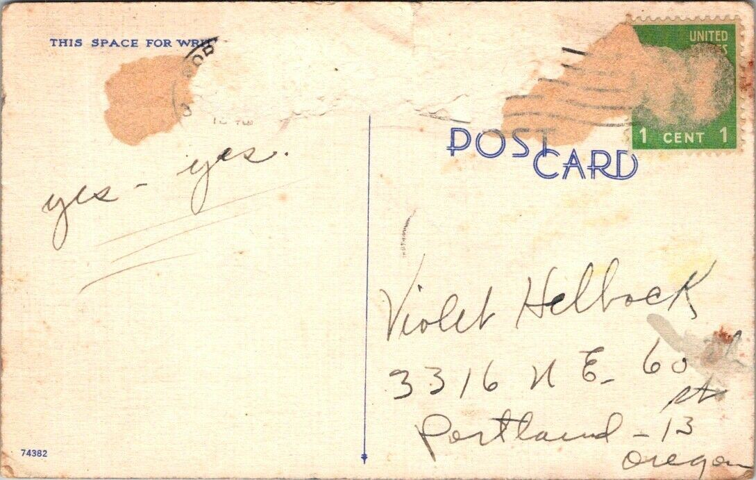 Postcard Vintage Don't You ever Get Tired Of The Same Old Bull? 1 Cent