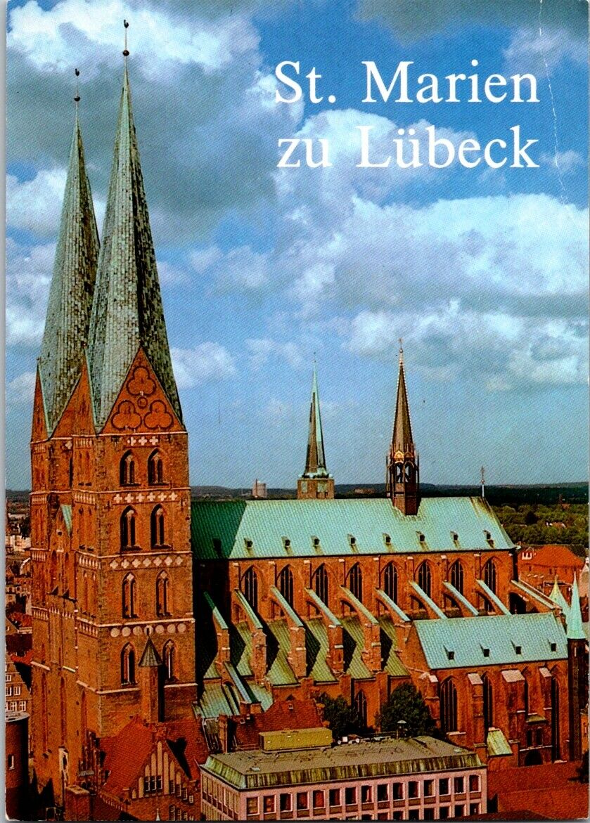 Vintage Postcard St. Marien Zu Lübeck Church Germany Unposted