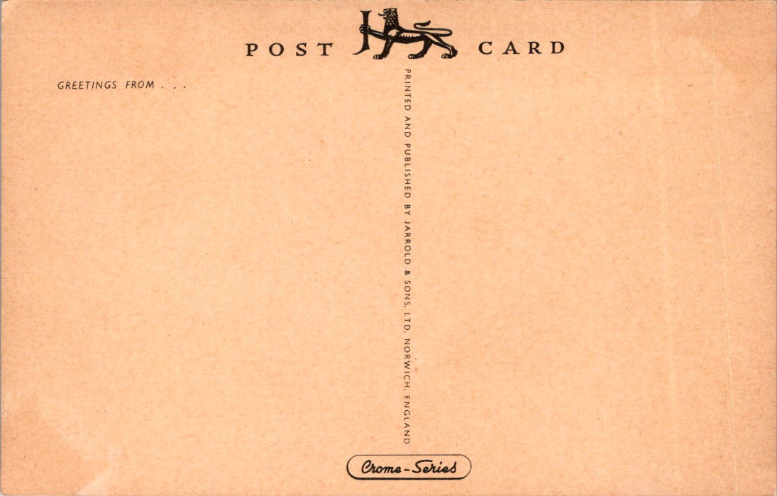 Vintage Postcard White Horse Close Edinburgh Scotland Unposted