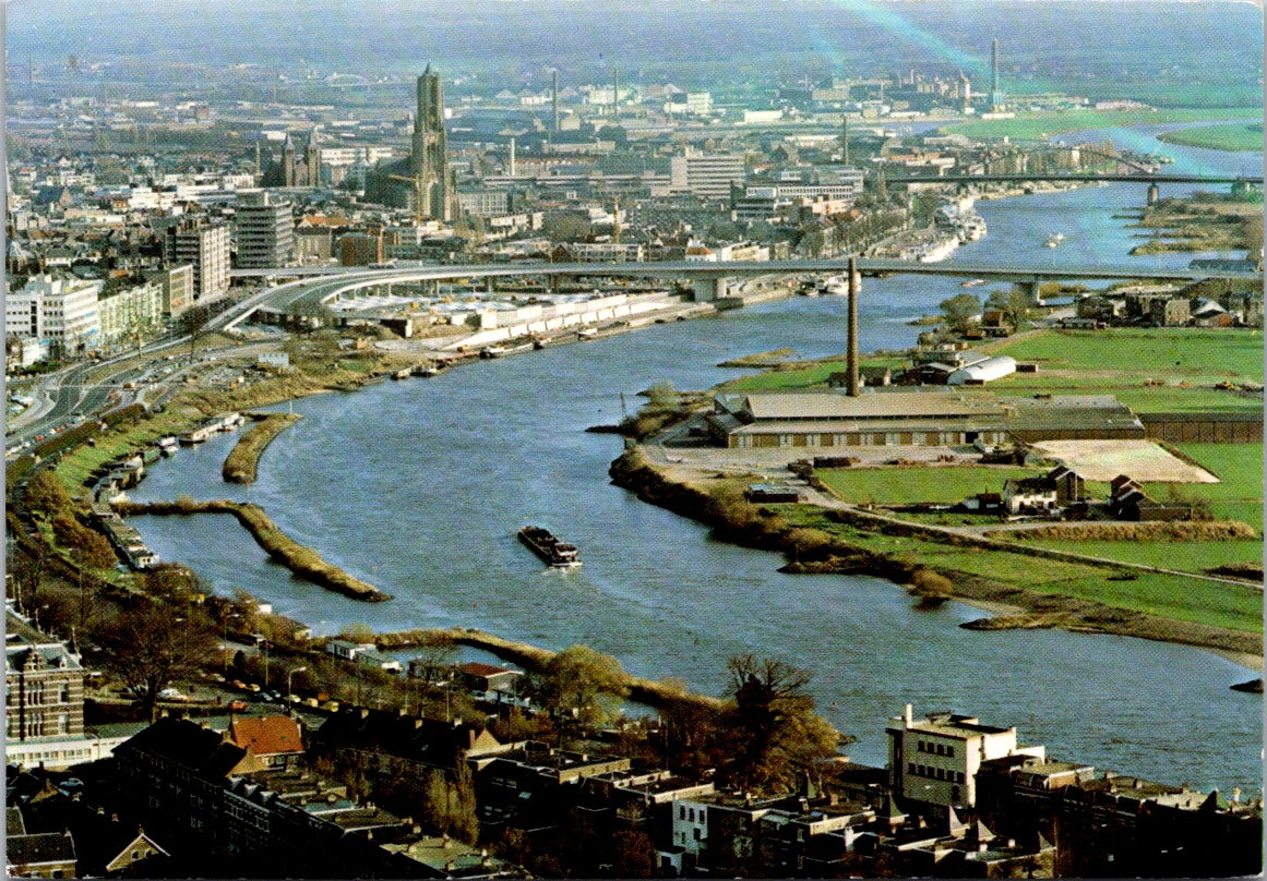 Vintage Postcard Arnhem John D. Frostbrug Roermondspleinbrug Netherlands