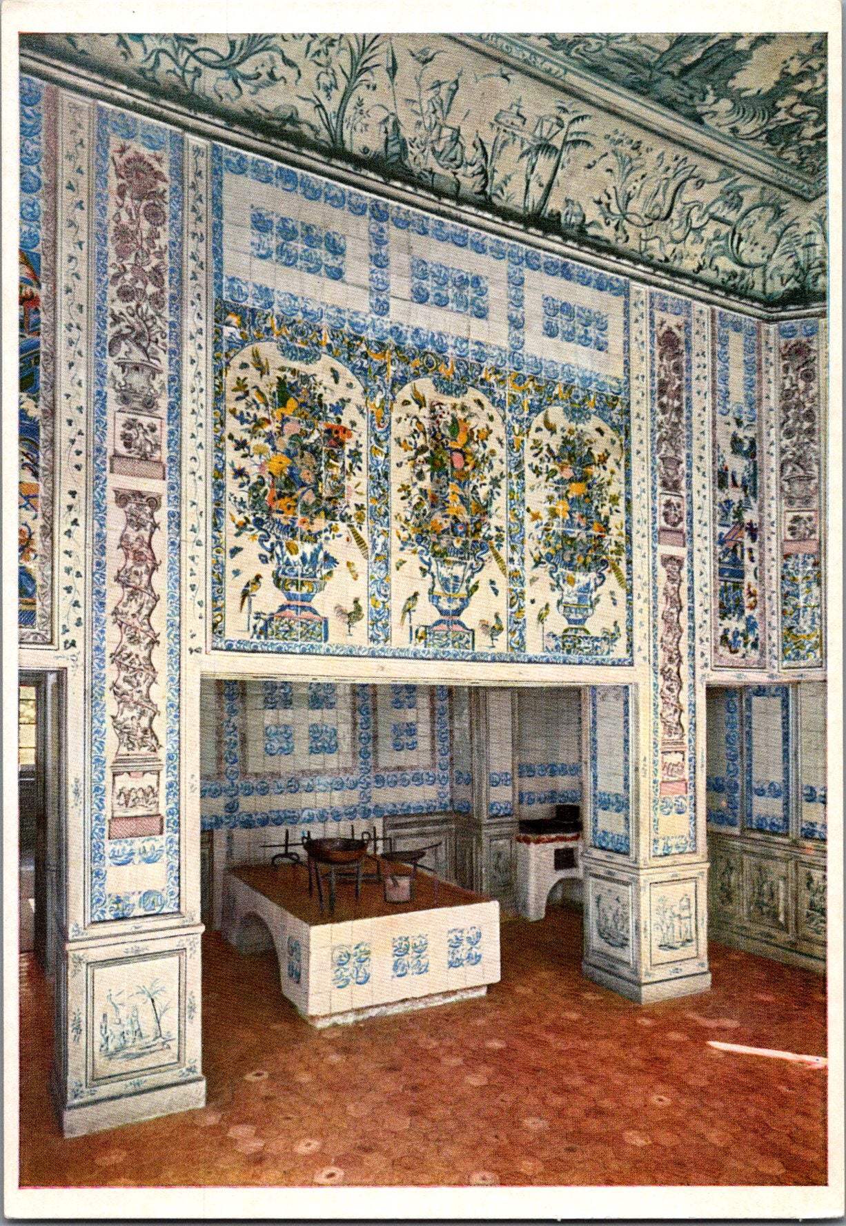 Vintage Postcard Nymphenburg Palace Amalienburg François de Cuvilliés Germany