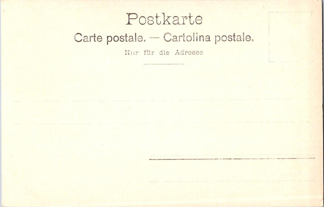 Vintage Postcard Hofkirche Saint Leodegar Lucerne Switzerland Unposted