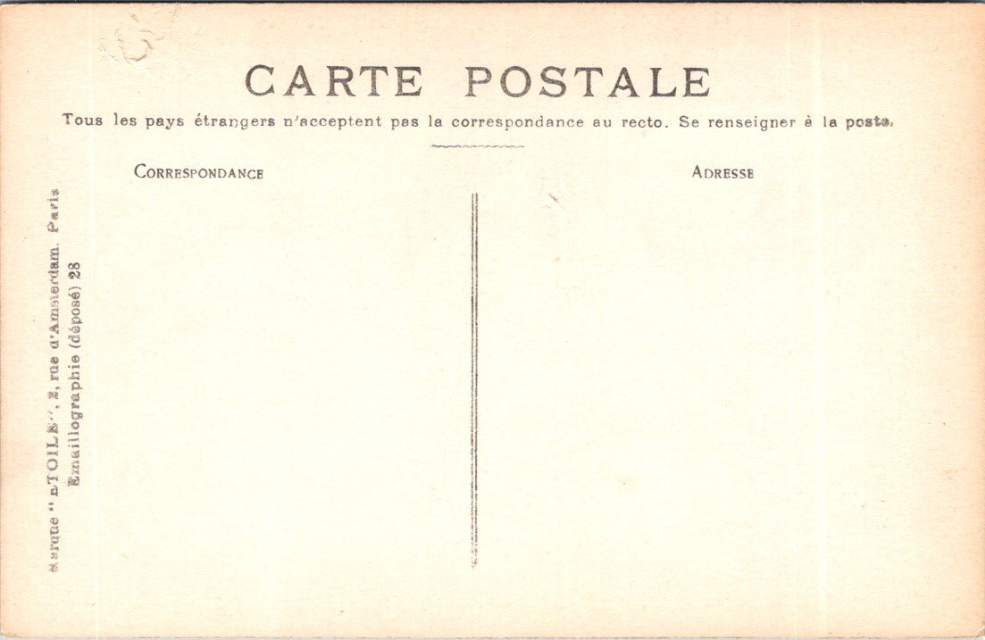 Vintage Postcard The Bristol Hotel And Little Africa Beaulie France Unposted