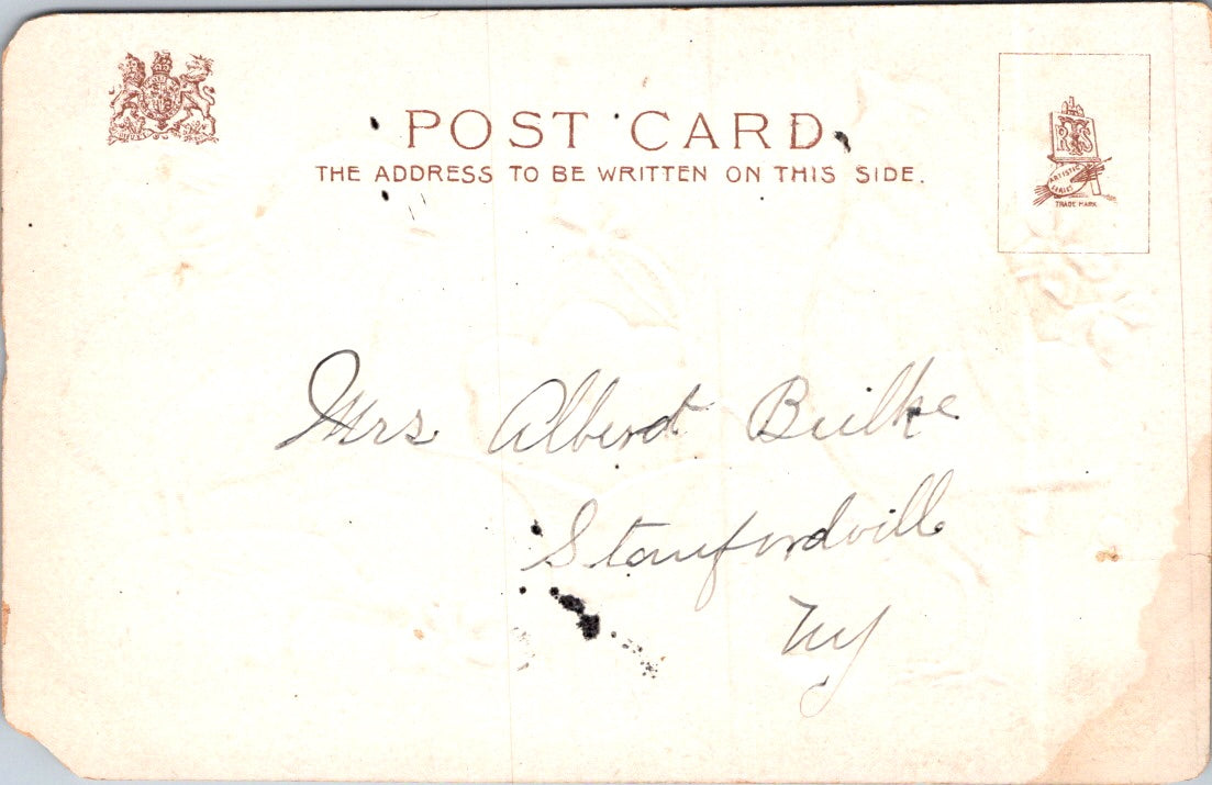 Vintage Postcard Loving Easter Wishes Chicks Egg Hunt Unposted