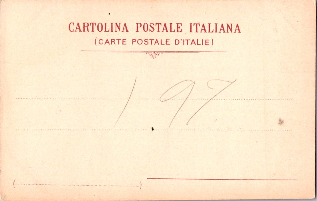 Vintage Postcard Facade Of The Amalfi Cathedral Piazza del Duomo Italy Unposted
