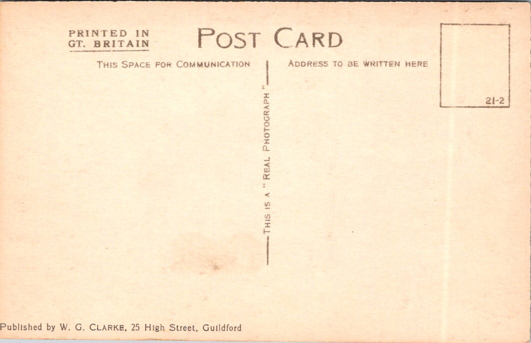 Vintage Postcard The Landing 25 High Street Guildford England Unposted