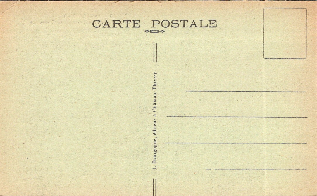 Vintage Postcard The Saint Pierre Church The Commercial Court Senlis Oise France