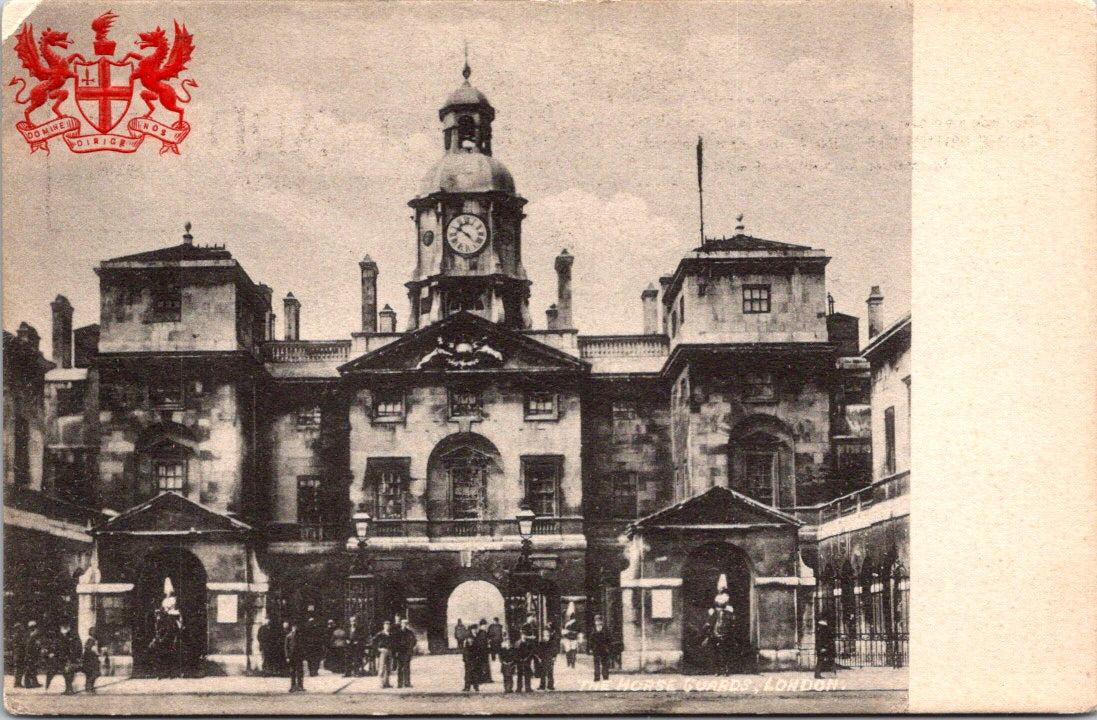 Vintage Postcard The Horse Guards England London United Kingdom Unposted