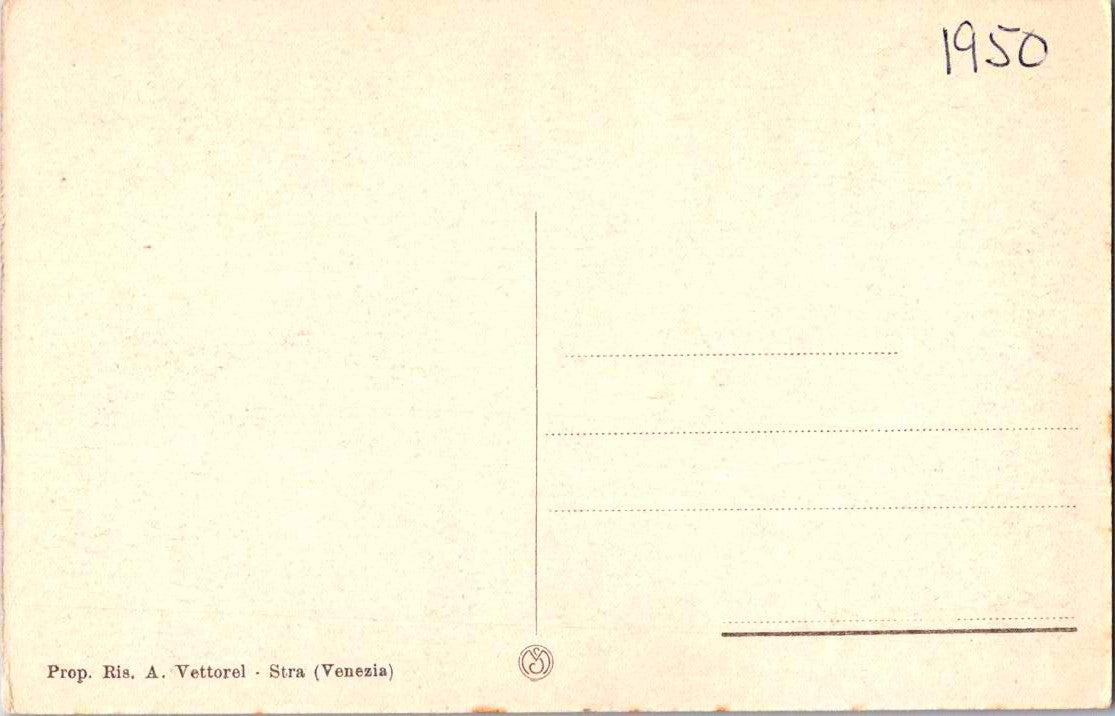 Vintage Postcard The Great Ballroom Villa Pisani National Museum Stra Italy