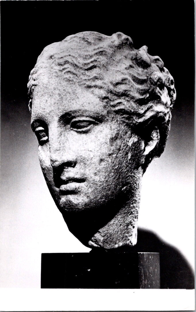 Vintage Postcard Hygienic Head Musée Archaiol Tête D'hygie Athens Greece