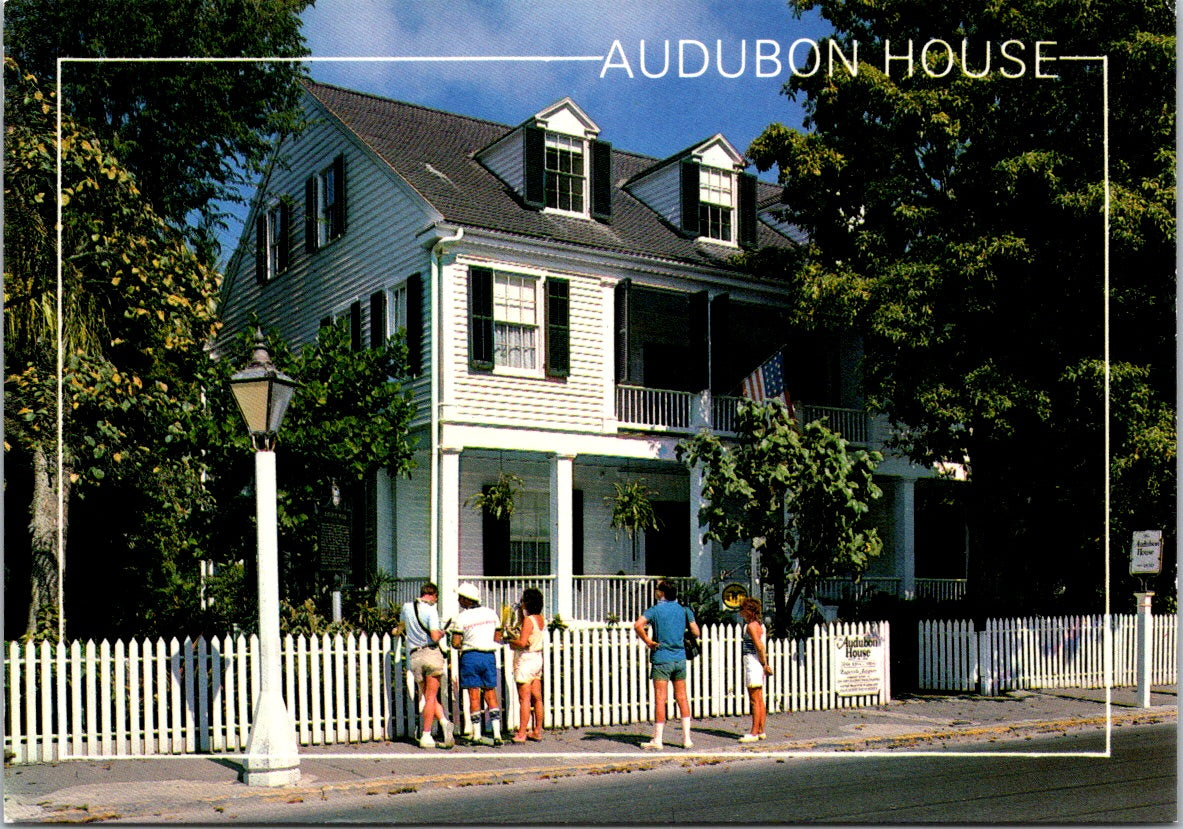 Vintage Postcard John James Audubon Geiger House Florida United States Unposted