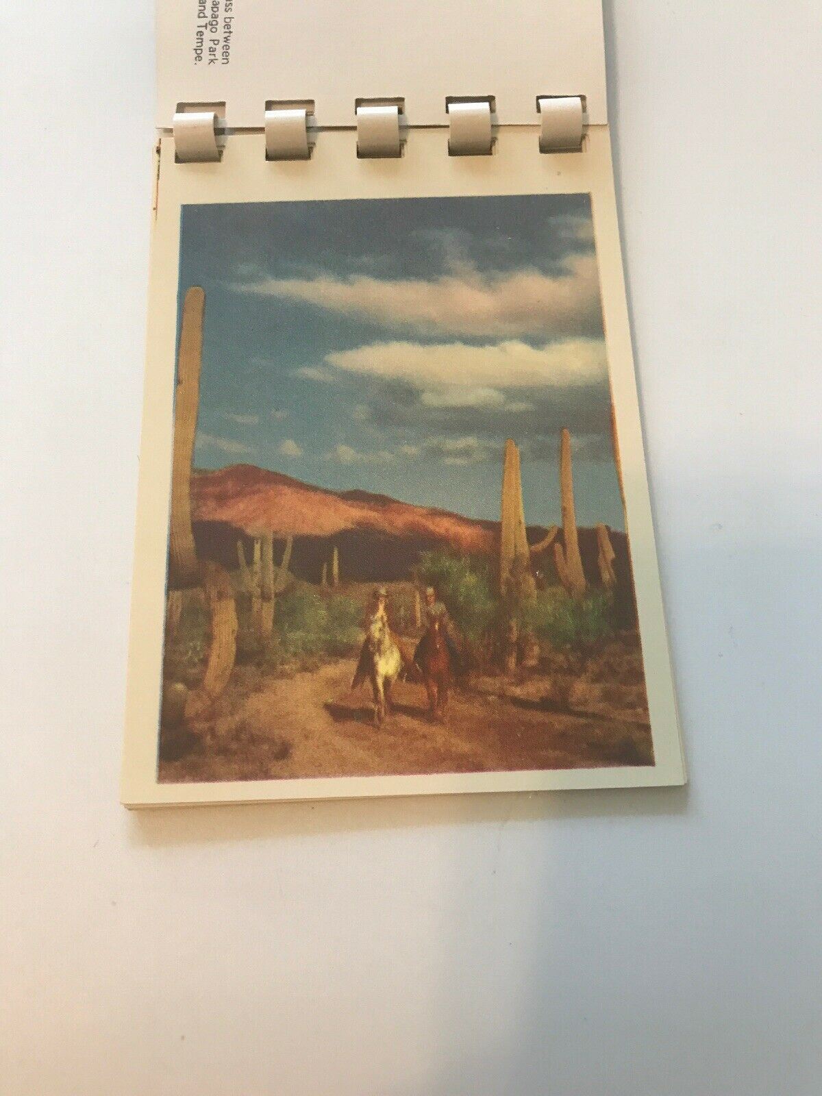 Postcard Booklet Book Phoenix Valley Sun AZ 10 Natural Color Views Kodachromes