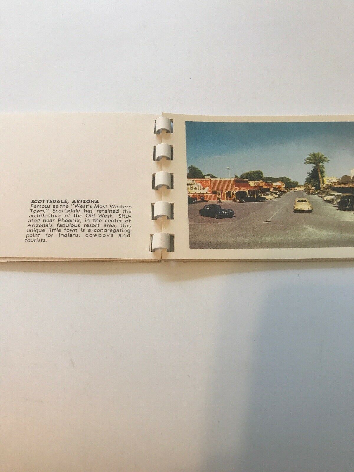 Postcard Booklet Book Phoenix Valley Sun AZ 10 Natural Color Views Kodachromes