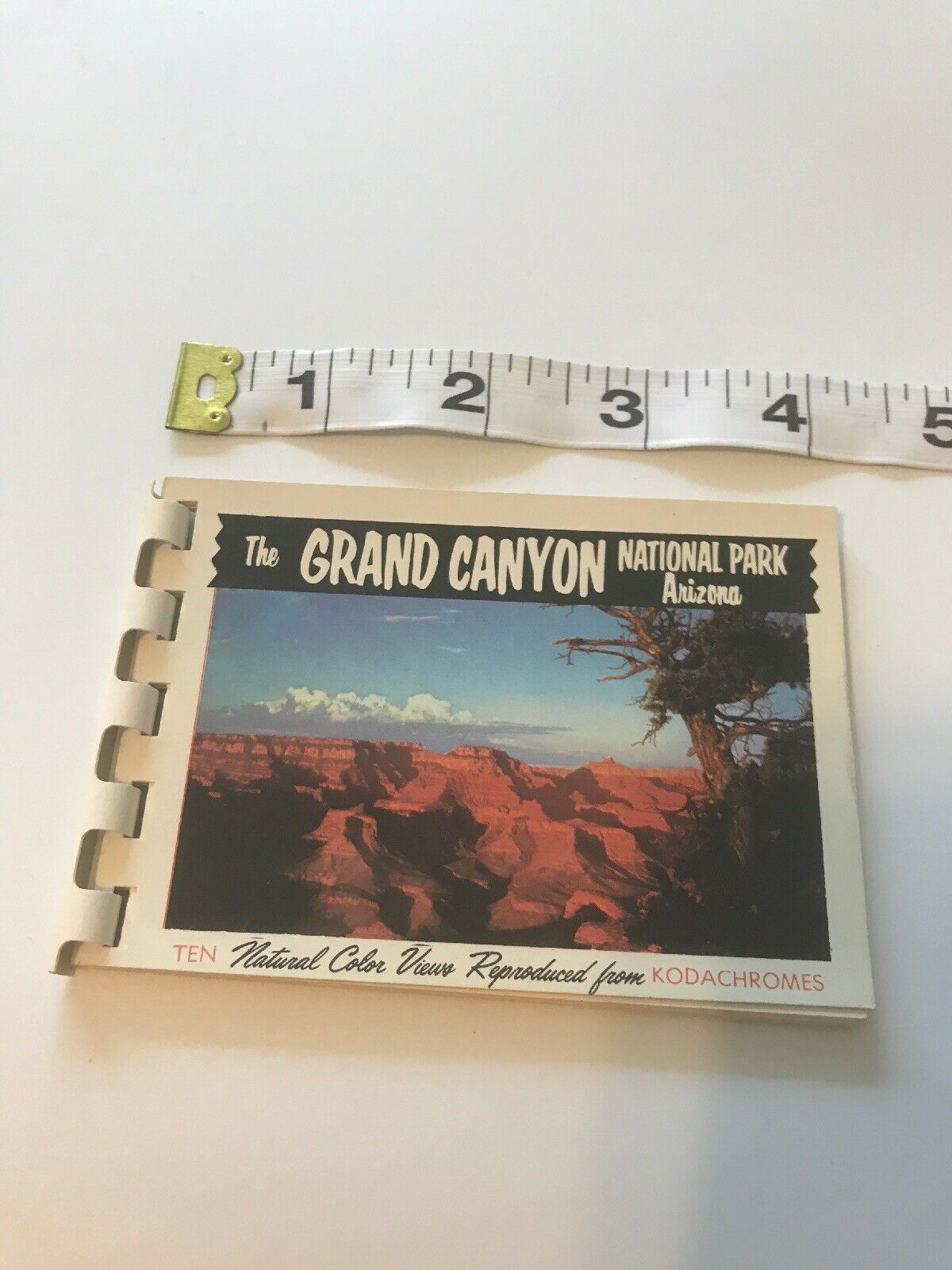 Postcard Booklet Book Grand Canyon AZ 10 Natural Color Views Kodachromes