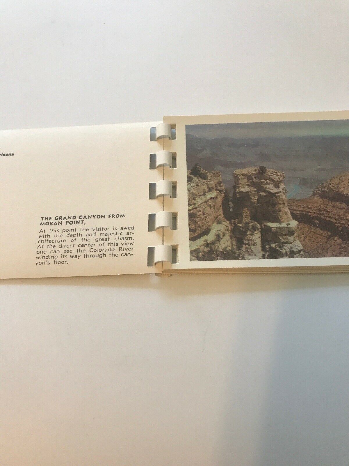 Postcard Booklet Book Grand Canyon AZ 10 Natural Color Views Kodachromes