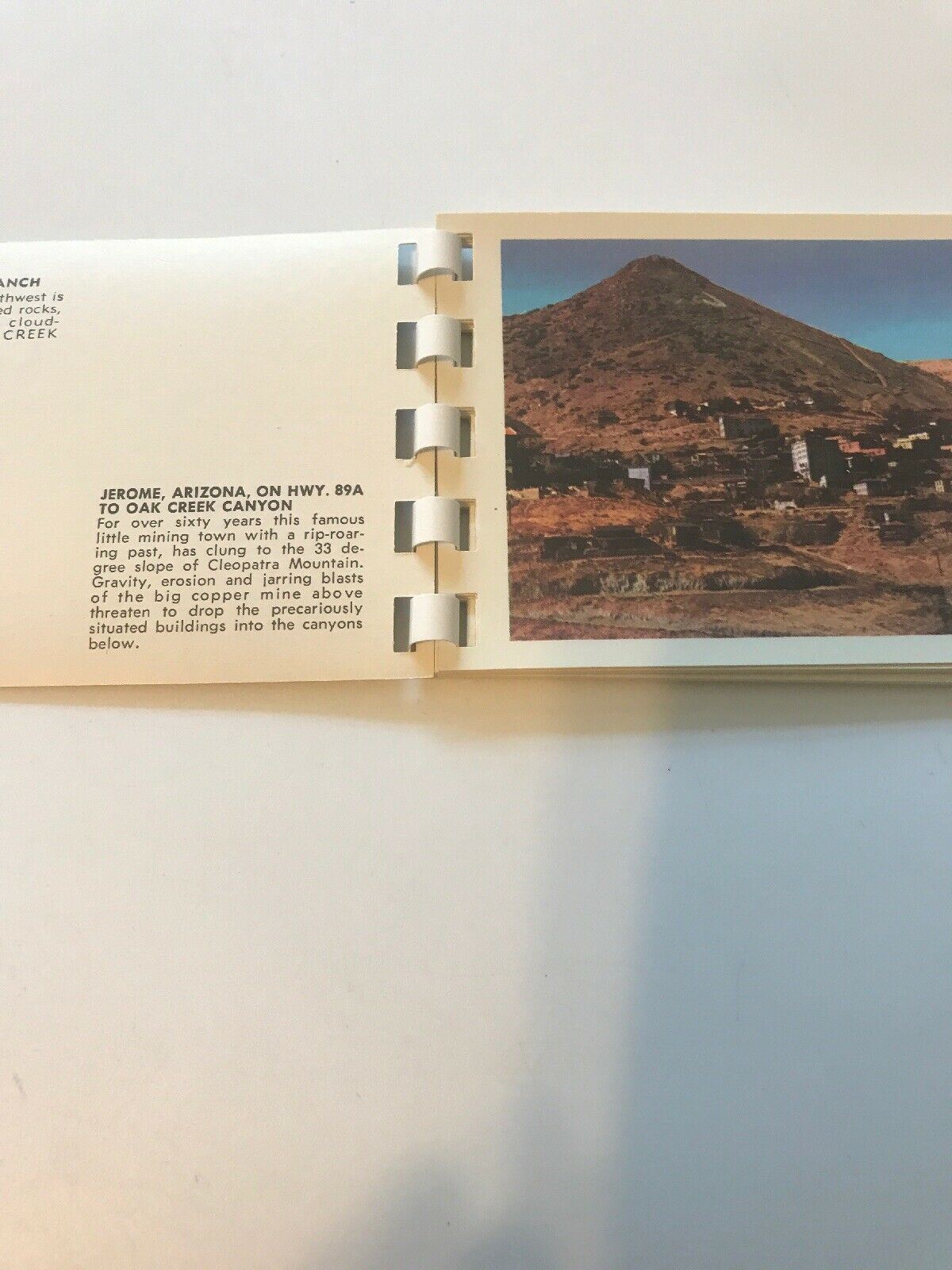 Postcard Booklet Book Oak Creek Canyon AZ 10 Natural Color Views Kodachromes ss