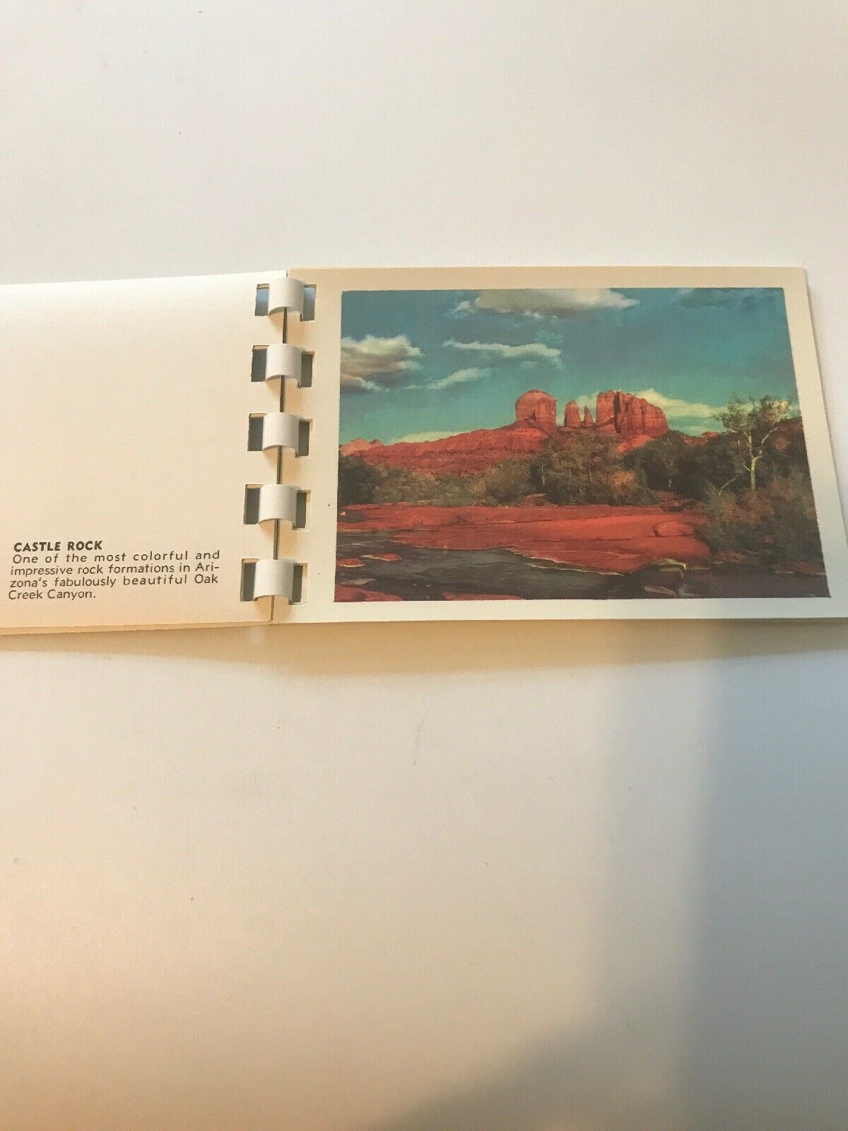 Postcard Booklet Book Oak Creek Canyon AZ 10 Natural Color Views Kodachromes ss