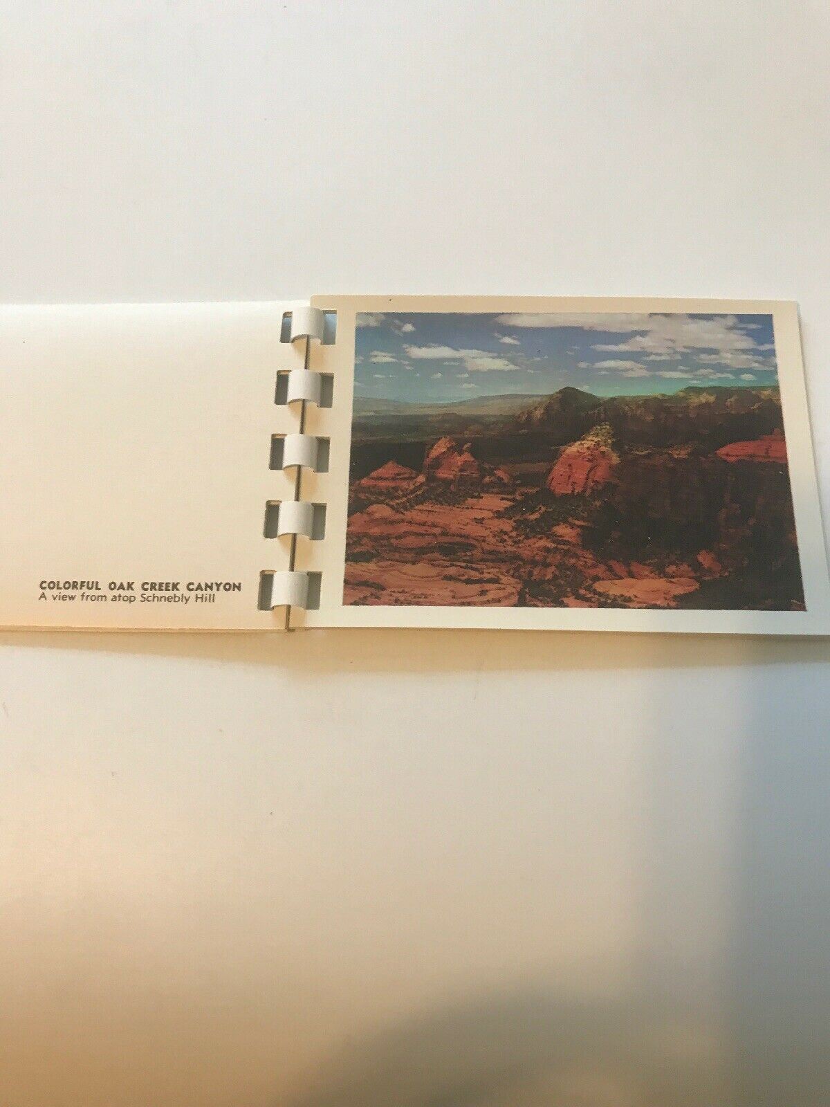 Postcard Booklet Book Oak Creek Canyon AZ 10 Natural Color Views Kodachromes ss