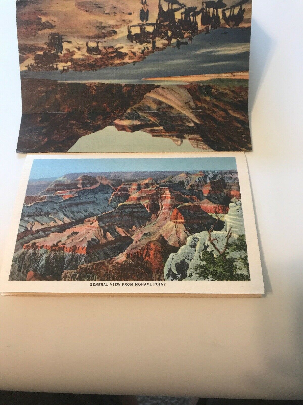 Postcard 18 Linen Card Booklet Book Grand Canyon National Park AZ