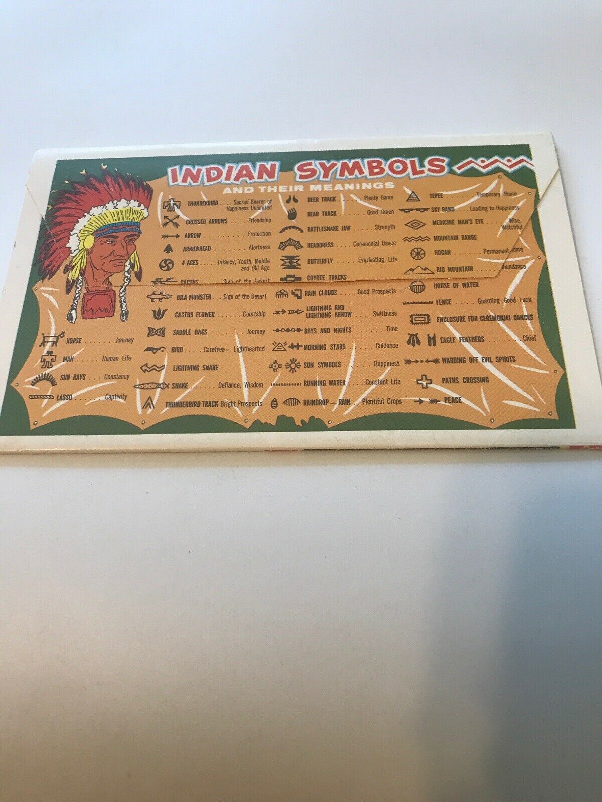 Postcard Booklet 13 Full Color Views Indians of the Southwest Native American ss