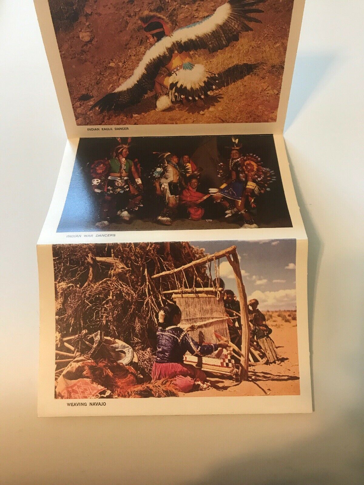 Postcard Booklet 13 Full Color Views Indians of the Southwest Native American ss