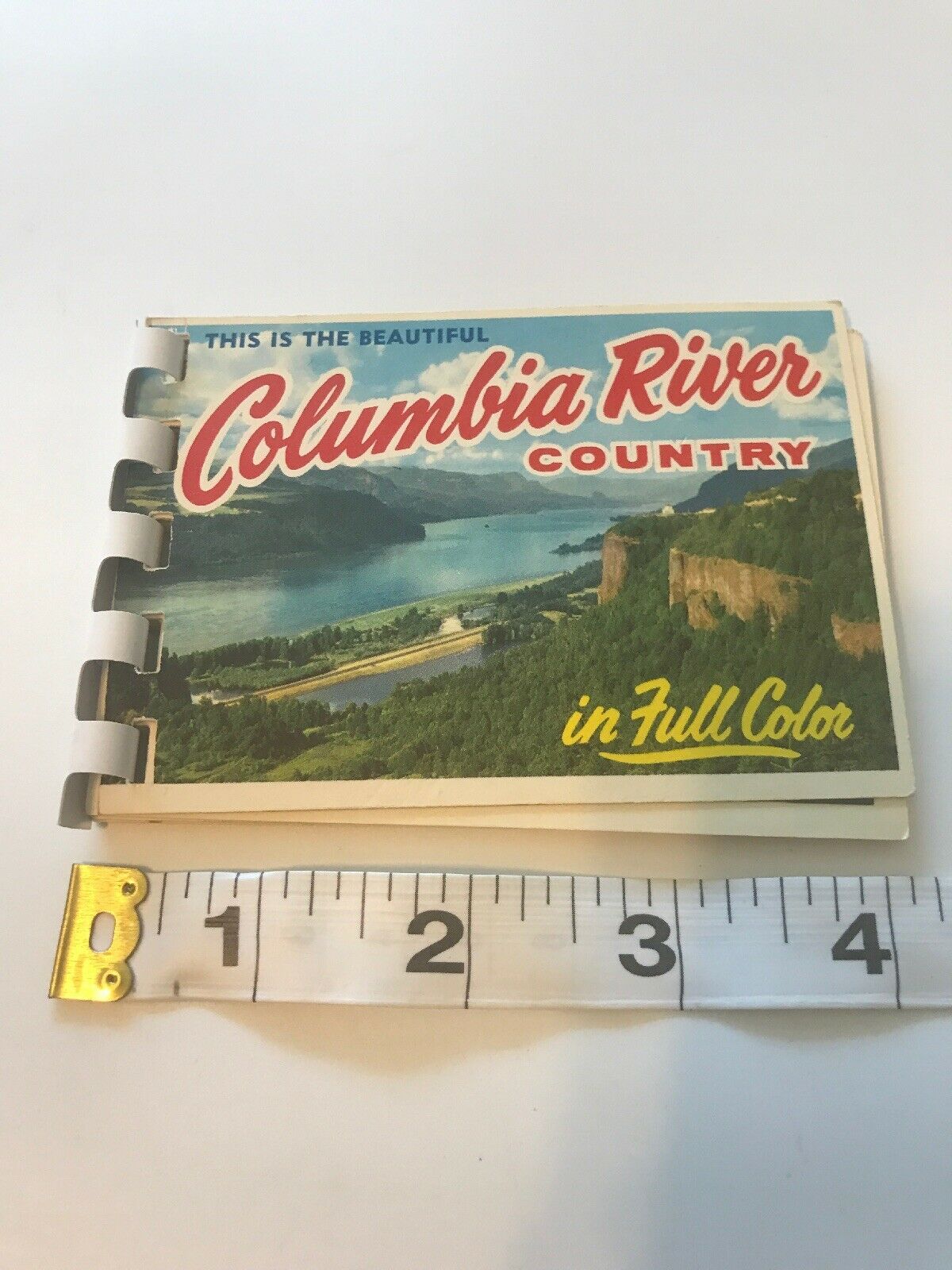 7 Mini Souvenir Postcard Photo Booklet Columbia River Country Full Color