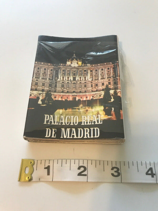 Postcard Madrid Palacio Real Booklet Photo Card Pictures Post Cards Sealed