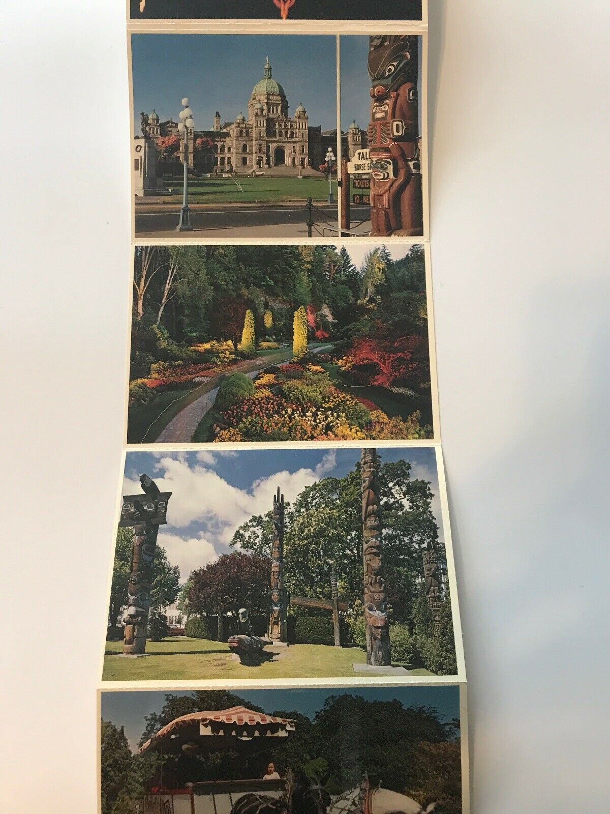 6 Vintage Victoria Gaden City British Columbia Canada Postcard Cards View Photos