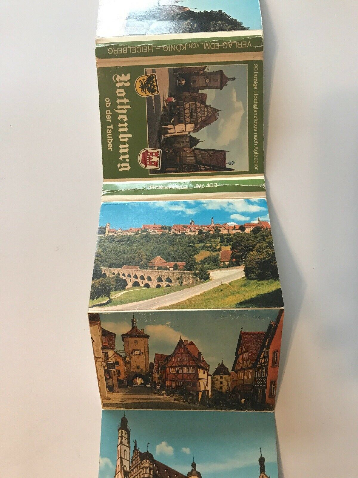 18 Mini Postcard Photos Rothenburg ob der Tauber Germany Picture Cards