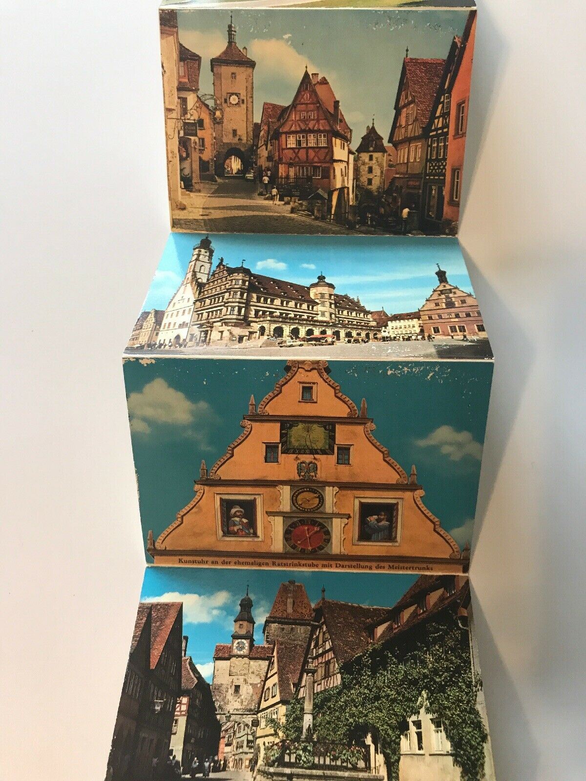 18 Mini Postcard Photos Rothenburg ob der Tauber Germany Picture Cards