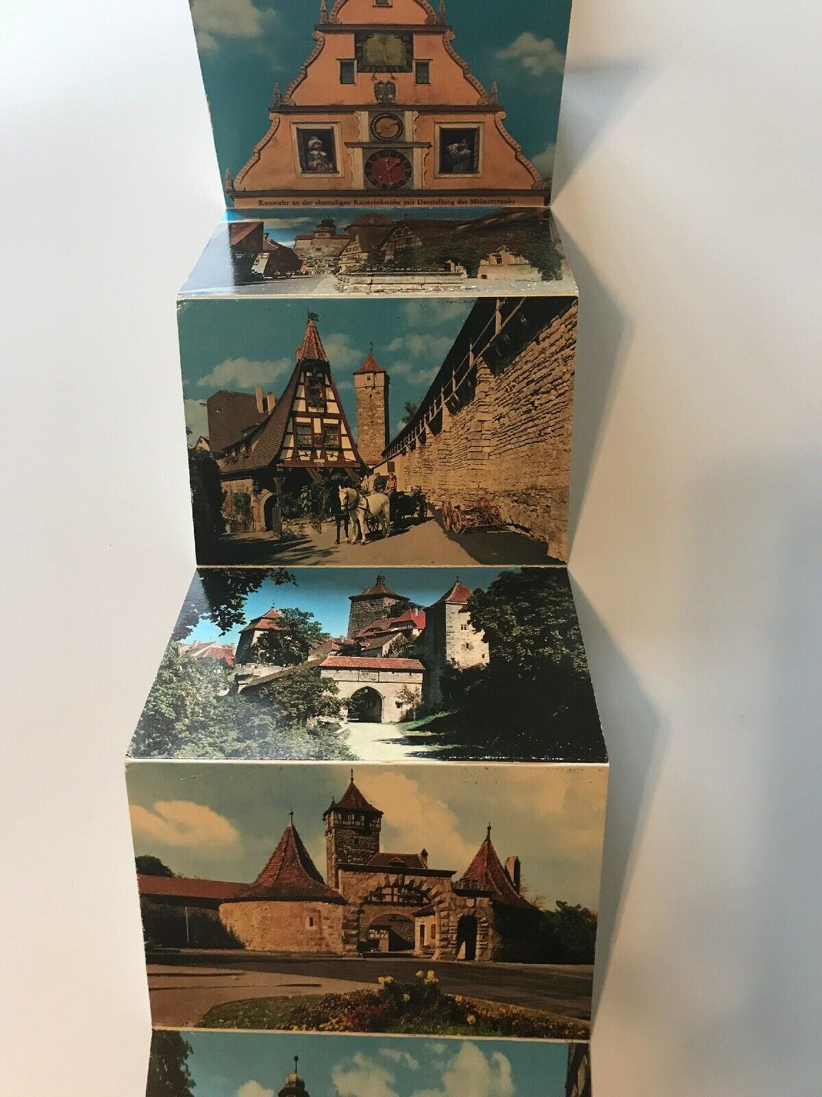 18 Mini Postcard Photos Rothenburg ob der Tauber Germany Picture Cards