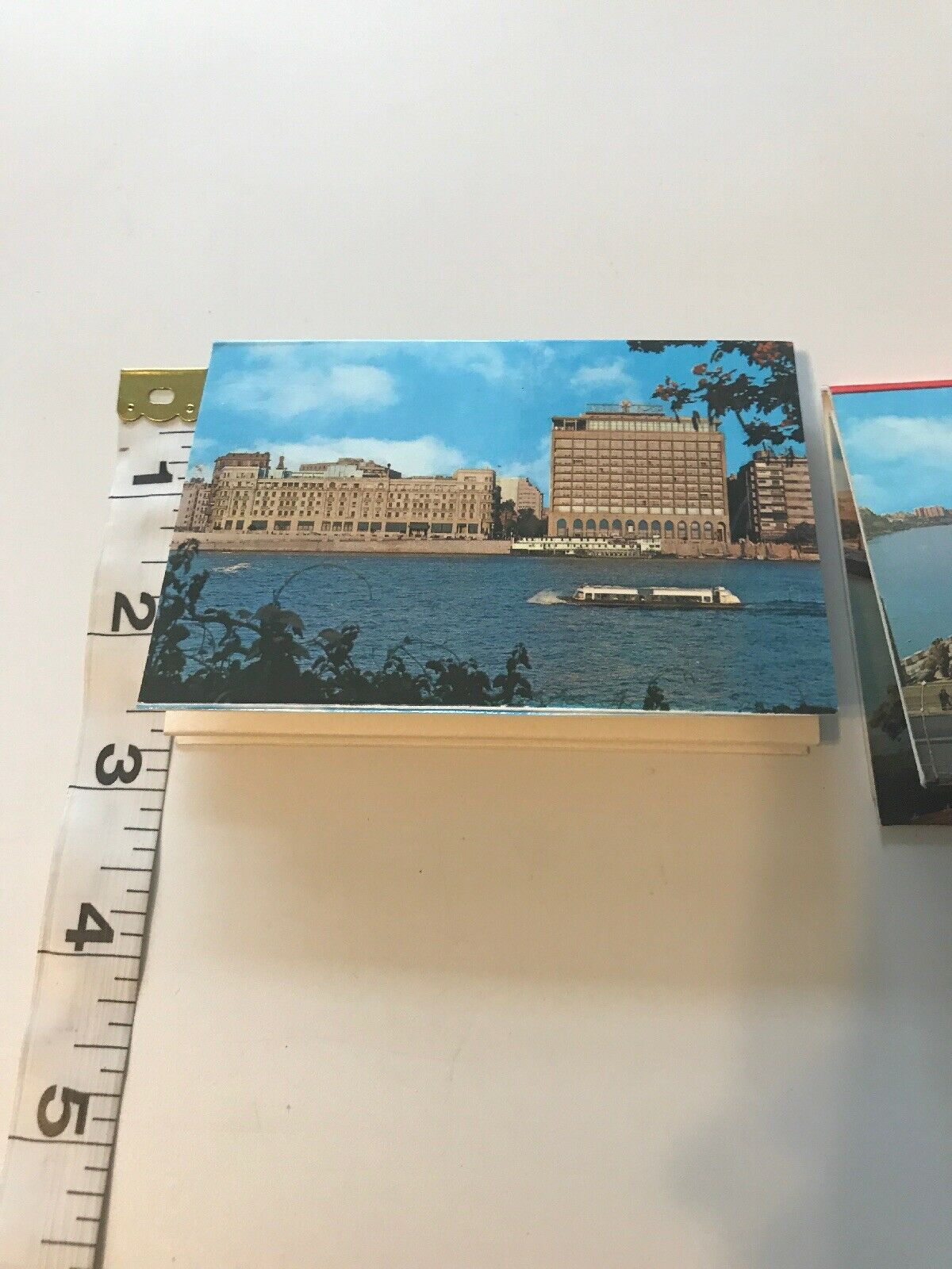 7 Mini Souvenir Postcard Greetings from Cairo Egypt Hilton El Borg  Hotel