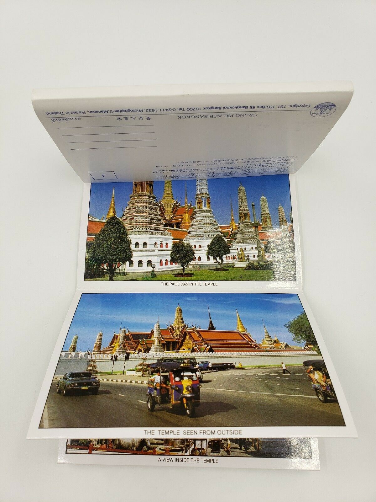 Postcard Post Card 11 Grand Palace Emerald Buddha Temple Bangkok Thailand