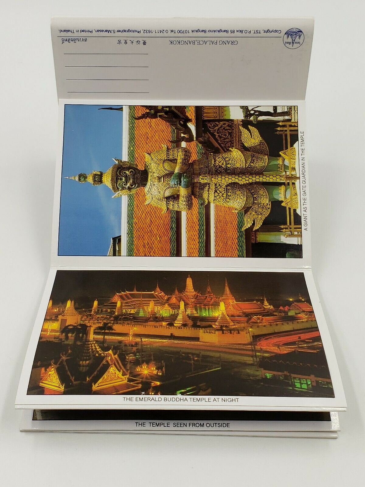 Postcard Post Card 11 Grand Palace Emerald Buddha Temple Bangkok Thailand