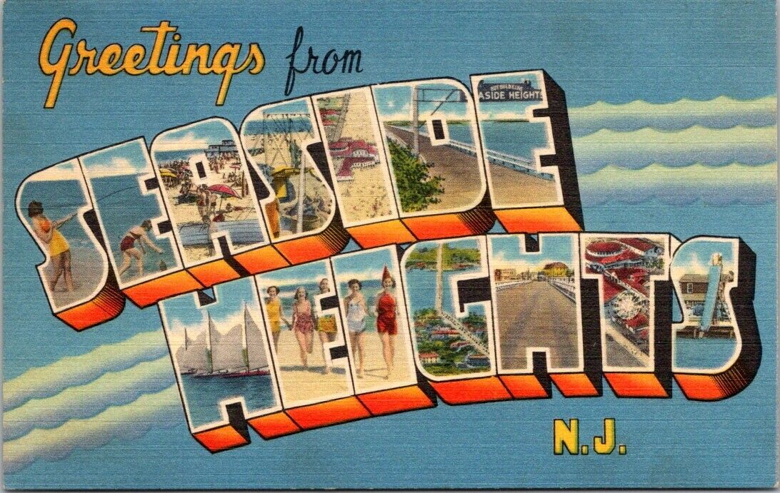 Postcard Divided Back Unposted B Seaside Height New Jersey  NJ