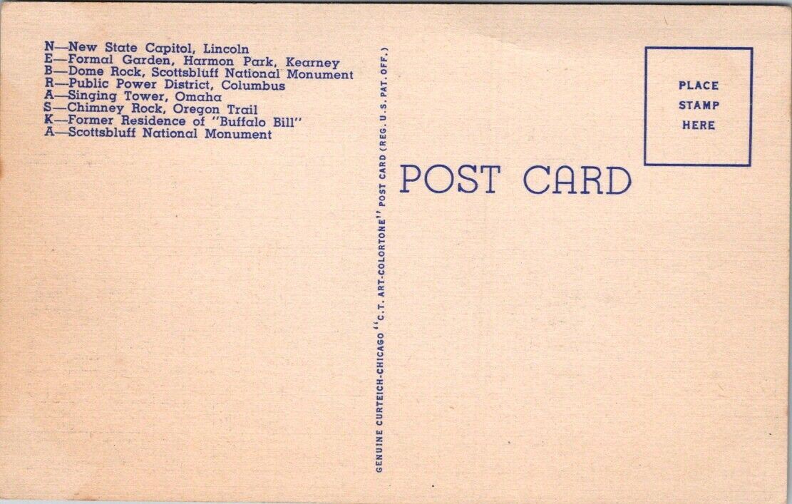 Postcard Post Card Divided Back Unposted Sidney Nebraska