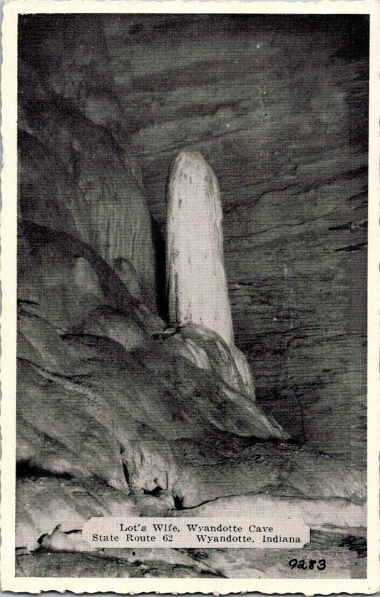 Postcard Post Card Lots Wife Wyandotte Cave Wyandotte Indiana Unposted