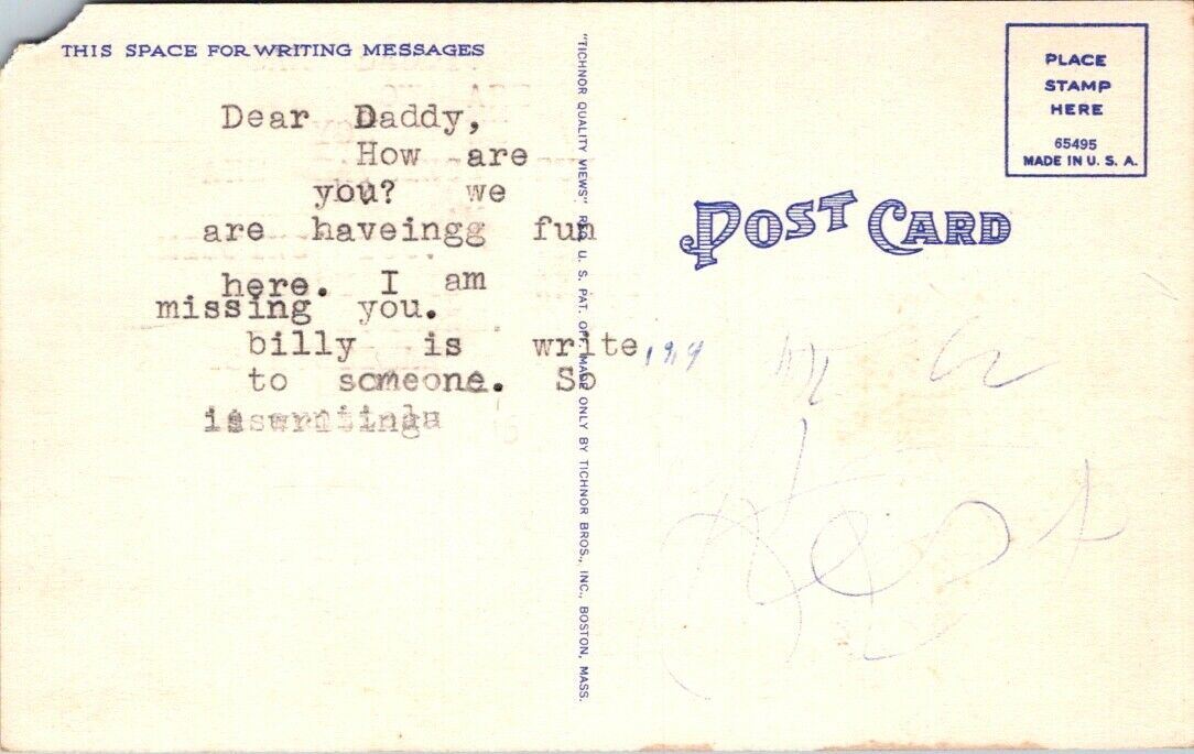 Postcard Divided Back Unposted C Seaside Height New Jersey  NJ