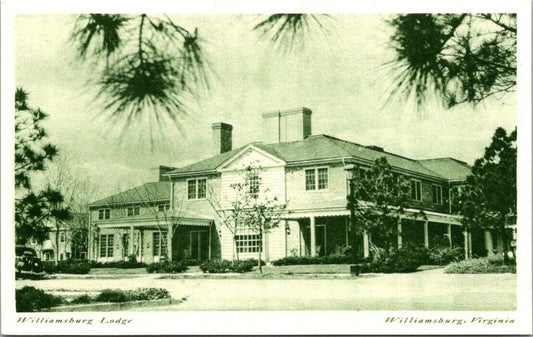 Postcard Post Card Williamsburg Lodge Virginia Unposted _