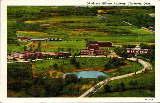 Postcard Divided Back Unposted Oklahoma Military Academy Ohio - Claremore