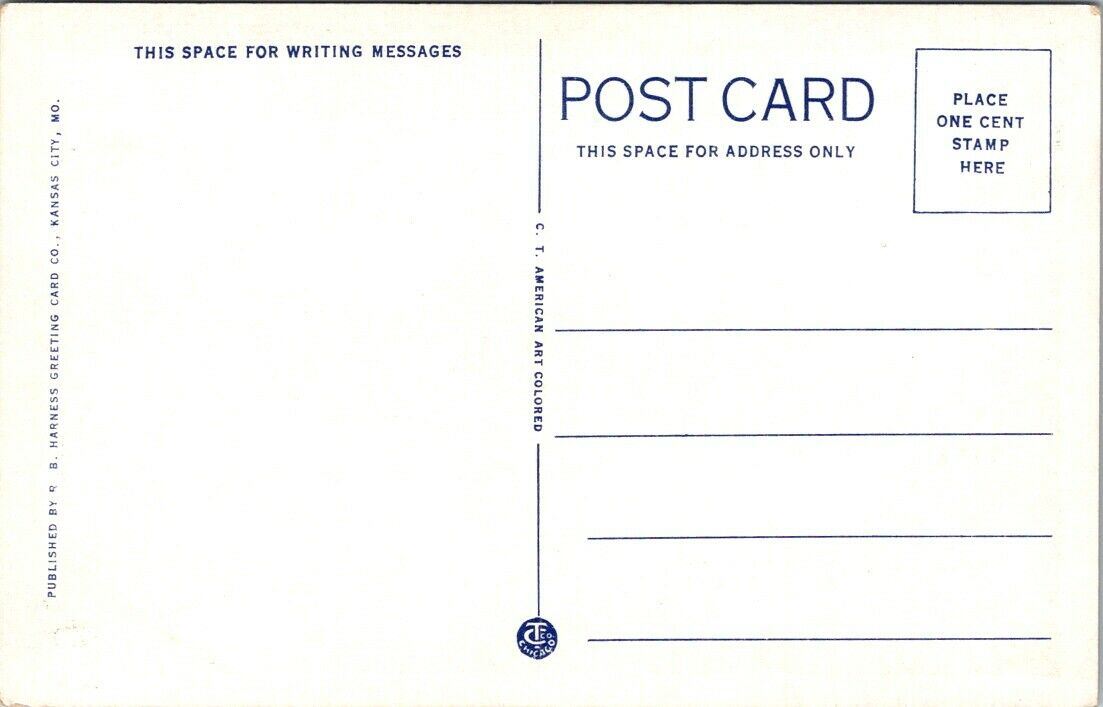 Postcard Divided Back Unposted Penn Valley Park Kansas City