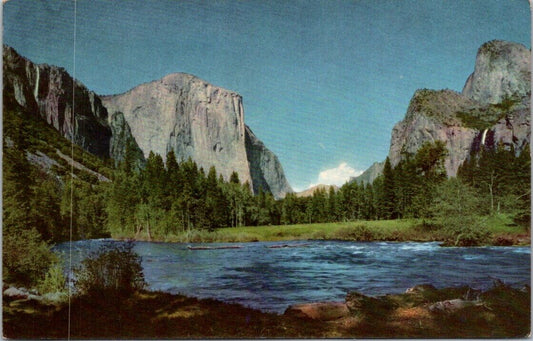 Vintage Postcard Union Oil Company's Natural Color Scenes Of The West El Capitan