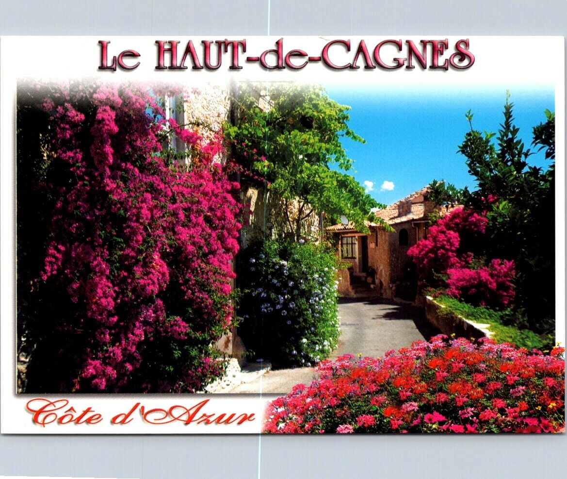 Vintage Postcard Côte d'Azur French Riviera Le Haut de Cagnes France Unposted