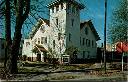 Vintage Postcard Baptist Church Fayette Missouri United Stage Posted 13 Cents