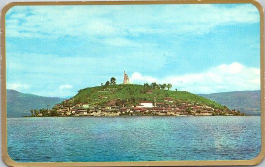 Vintage Postcard Isla De Janitzio Unposted Janitzio Island Michoacán, Mexico